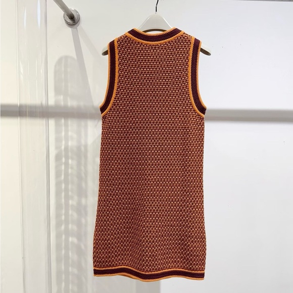 Authentic CHANEL Brown and Orange Sleeveless Dress - Picture 2 of 7